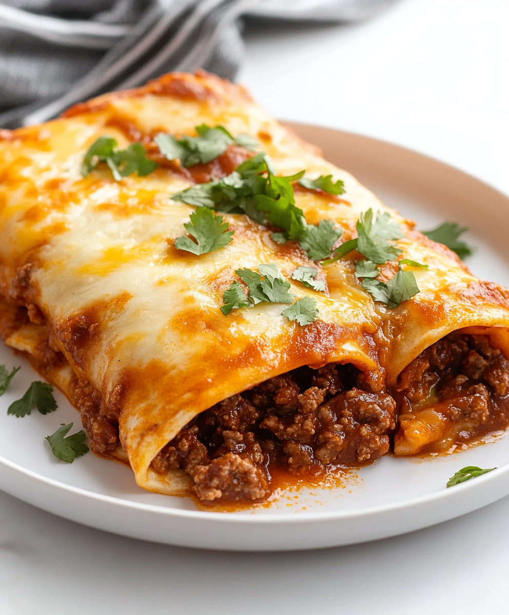 Ground Beef Enchiladas Recipe